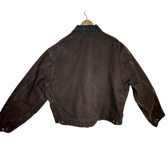 Carhartt Detroit Jacket J97 Dark Brown Rare Size 2XL - Picture 4 of 14